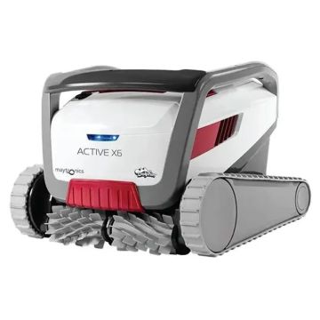 Maytronics Dolphin Active X6 Robotic Pool Cleaner With Caddy. w/ WiFi Remote. Floor, Wall, Waterline - 3Y Warranty