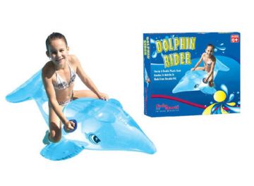 SwimSportz Dolphin Rider Swimming Pool Toy / Float - 160x91cm