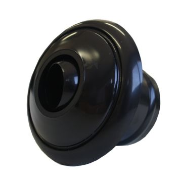 Spa Electrics Black Push in Eyeball for 50mm Pipe (Concrete) SE704BK