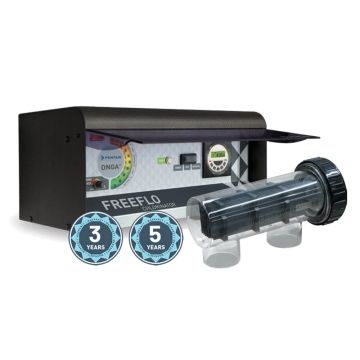 Onga/Pentair FreeFlo 35RP Pool Salt Chlorinator w/ Digital Timer, Battery Backup & Dual Power Outlet