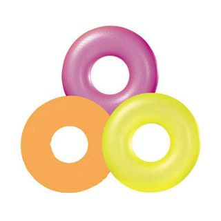 Aquafun Frosted Swim Ring Tube - Swimming Pool Float - 76cm