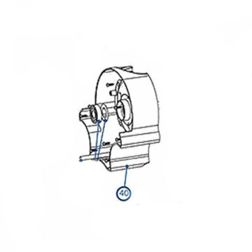 Kreepy Krauly rX-Tank Housing Right SP10840 - Pool Cleaner Spare Part