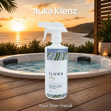 Iluka Klenz Cartridge Filter Cleaner 500mL Spray Bottle – Spa Chemical