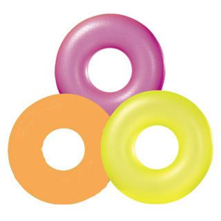 Aquafun Neon Frost Tube - Swimming Pool Float - 90cm