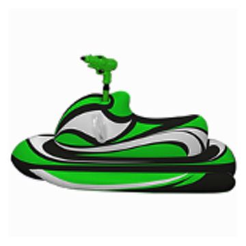 AquaFun Jet Ski with Squirt Gun - Inflatable Pool Toy