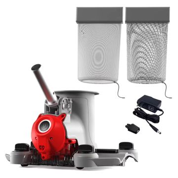 Kokido Voltera 120 Pro Performance Heavy-Duty Rechargeable Pool and Spa Cordless Vacuum Cleaner w/ Dual Stage Filtration, PowerBlade and WallGlide Technology
