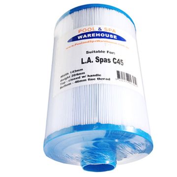 L.A. Spas C45 Replacement Cartridge Filter Element  (Generic, Non-Genuine) FCD204