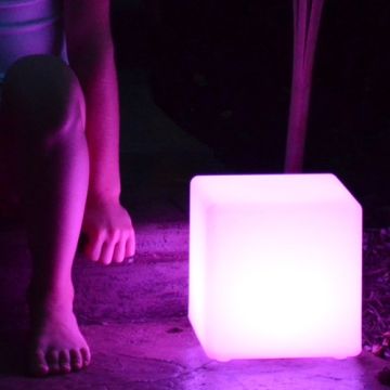 The Cube - Floating Square Led Light w/Remote Rechargeable - Floating Pool Light