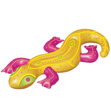 SwimSportz Lounge Lizard Ride On Swimming Pool Toy / Inlfatable -167cm
