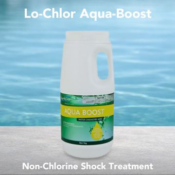 Lo-Chlor Aqua-Boost Non-Chlorine Shock Treatment 1kg – Pool and Spa Chemical (DG)