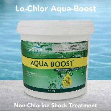 Lo-Chlor Aqua-Boost Non-Chlorine Shock Treatment 5kg – Pool and Spa Chemical (DG)