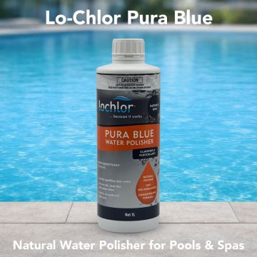 Lo-Chlor Pura Blue Natural Liquid Clarifier 1L – Pool and Spa Chemical