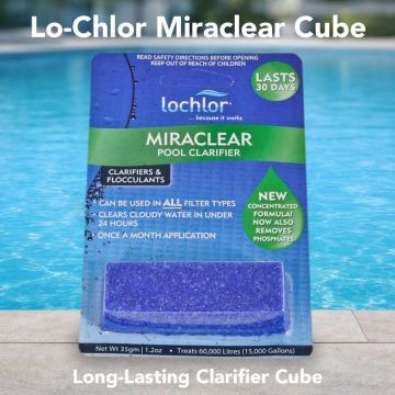 Lo-Chlor Premium Miraclear Clarifier Cube 35g – Pool Chemical
