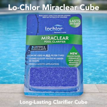 Lo-Chlor Premium Miraclear Clarifier Cube 50g – Pool Chemical