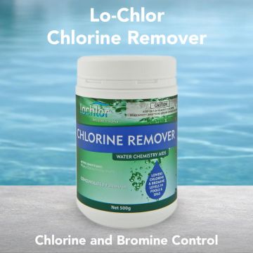 Lo-Chlor Chlorine and Bromine Remover 500g – Pool and Spa Chemical