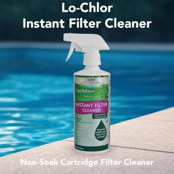 Lo-Chlor Instant Cartridge Filter Cleaner 500mL Non-Soak Spray Bottle – Pool and Spa Chemical