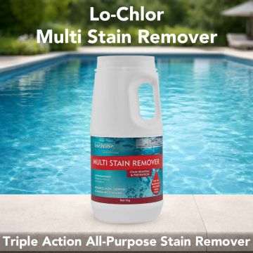 Lo-Chlor Multi Stain Remover 1kg – Pool and Spa Chemical (DG)