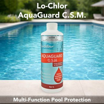 Lo-Chlor Long-Life AquaGuard CSM Cell Protector Scale Inhibitor Metal Remover 1L – Pool Chemical