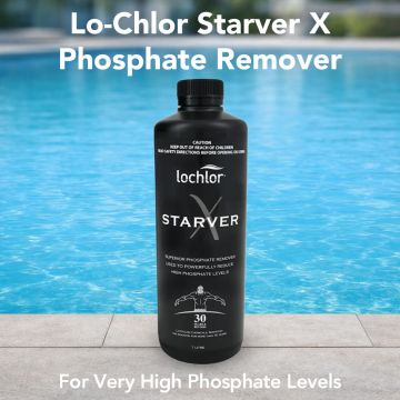 Lo-Chlor Starver X High-Strength Phosphate Remover 1L – Pool Chemical