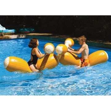 Swimsportz Floating Log Joust Set for 2 Inflatable Swimming Pool Toy / Float 