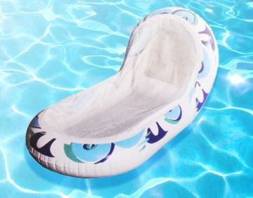 Aquafun Lounge Chair with Net - Pool Inflatable Chair/Bed/Lounger 114cm