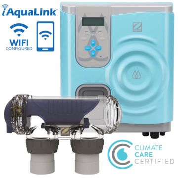 MagnaPool Hydroxinator iQ Mid Self-Cleaning Mineral Pool Water Chlorinator w/ WiFi, Timer & Battery Backup