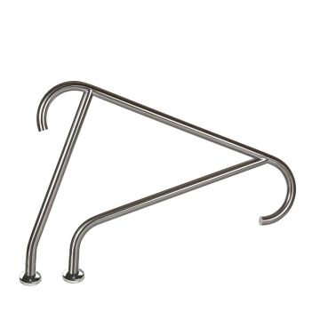 S.R. Smith Meridian Deck Mounted Stair Rail (Single) Flanged - Pool Rail