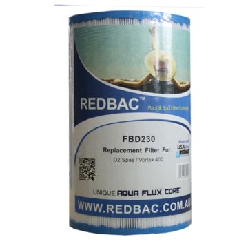 O2 Spas / Vortex 400 Replacement Cartridge Filter Element (Generic, Non-Genuine) FC-FBD230