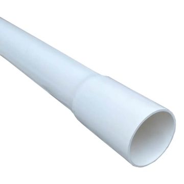 40mm White PVC Hard Pipe Class 12 - 6m (cut to 3x2 metre) Length P40MMC12-6M - Spa Spare Part
