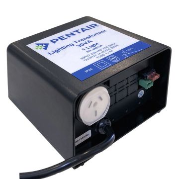 Pentair Plug-In 12V x 30VA (1 Output) Transformer for LED Pool Lights