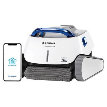Pentair Prowler 930W Robotic Pool Cleaner w/ Caddy, Swivel & WiFi. Floor, Wall, Waterline. 