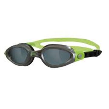 Zoggs Phantom Elite Grey /Green Goggles for Adults
