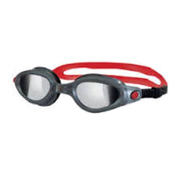 Zoggs Phantom Elite Grey/Red Goggles for Adults