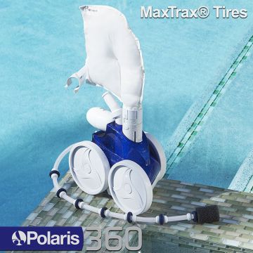 Polaris Vac-Sweep 360 Pressure Pool Cleaner Wall-Climbing, 2Y Warranty