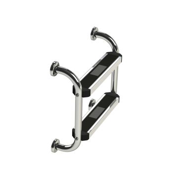S.R. Smith Pool Cover 2-Steps Ladder Flanged - Pool Ladder