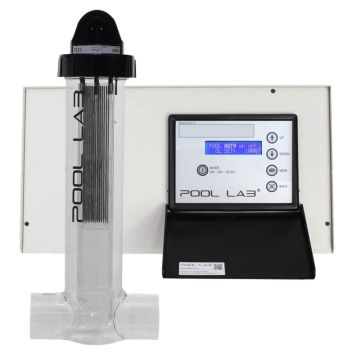 PoolPower Pool Lab PL45 Classic Self-Cleaning Salt Water Pool Chlorinator w/ Timer & Back Up Power System