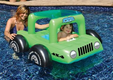 SwimSportz Pool Buggy -  Swimming Pool Baby Seat / Float / Ride-On / Toy