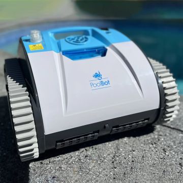 PoolBot B150 Cordless Robotic Pool Cleaner. Floor, Wall, Waterline. WiFi
