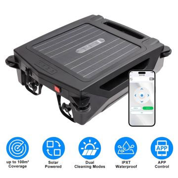 Robo-Tek Robo-Skimmer Mk2 Solar Power Cordless Robotic Pool Skimmer