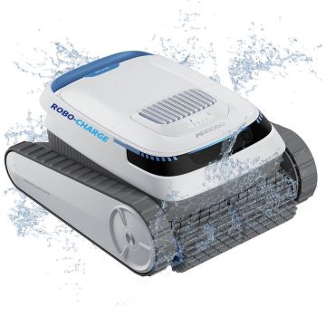 Robo-Tek Robo-Charge Cordless Robotic Pool Cleaner. Floor, Wall, Waterline