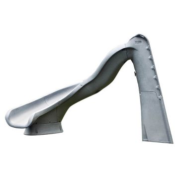 S.R.Smith TurboTwister Deck Mounted Left Curve Pool Slide - Grey Granite