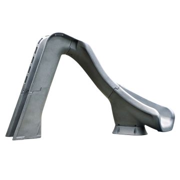 S.R.Smith Typhoon Deck Mounted Right Curve Pool Slide - Grey Granite