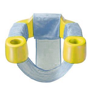 Aquaria Sling Swimming Pool Chair / Lounge Yellow (Premium Aqua Cell Foam Technology)