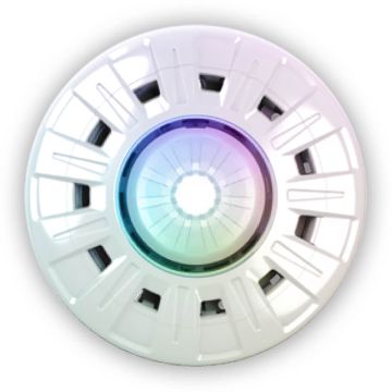 Spa Electrics Argon AGRX R1 Series Multi Plus RGB+W LED Colour Retro-Fit Pool Light w/ Standard Niche Adaptor Plate, Clear Rim and Plug Seal Assembly Kit