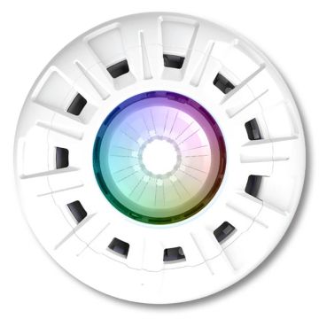 Spa Electrics Argon AGRX R1 Series Multi Plus RGB+W LED Colour Retro-Fit Pool Light w/ Standard Niche Adaptor Plate, White Rim and Plug Seal Assembly Kit