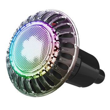 Spa Electrics Atom EMF Series 1 x Multi RGB LED Colour Pool Light w/ Fibreglass Mounting Kit