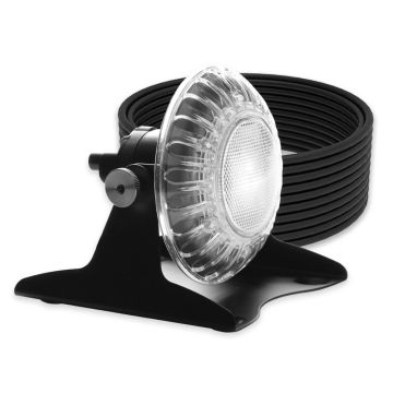 Spa Electrics Atom EMP Series 1 x White LED Colour Pool Light w/ Pond Mounting Kit and 20M Cable