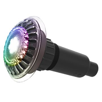 Spa Electrics Atom EMV Series 1 x Multi Plus RGB+W LED Colour Pool Light w/ Vinyl Mounting Kit