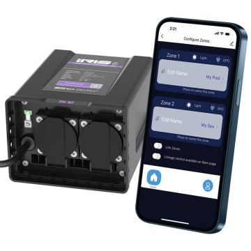 Spa Electrics iRIS Wi-Fi 2-Channel Remote Control System for Multi Plus Pool & Spa Lights RM-WF