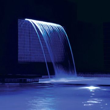 Spa Electrics Matrix Series LWB 1.2M RGB+W Water Blade LED Strip Light for Pool Waterfall Features